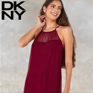 NWT DKNY Women's Cocktail Dress In Red Size Large